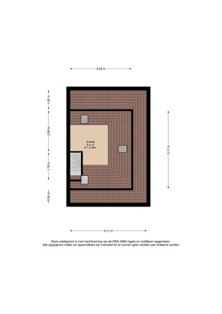 Floorplan - Sophiastraat 2, 2271 SH Voorburg