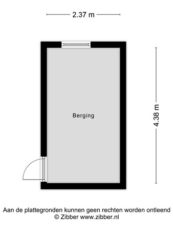 Floorplan - Von Geusaustraat 45, 2274 RG Voorburg