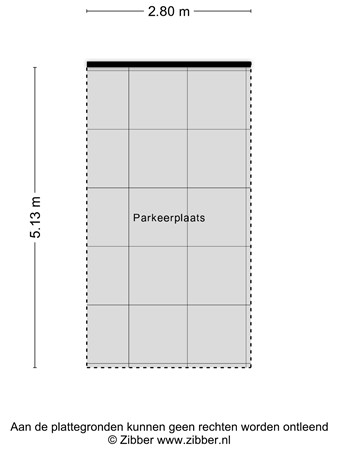 Floorplan - Koopmansstraat 1F103, 2288 BC Rijswijk