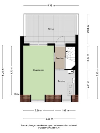 Floorplan - Teijlerstraat 111, 2562 RT Den Haag