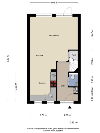 Floorplan - Wim Kanplein 13, 2548 ZX Den Haag