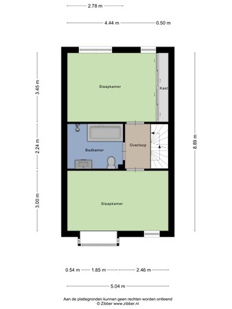 Floorplan - Wim Kanplein 13, 2548 ZX Den Haag