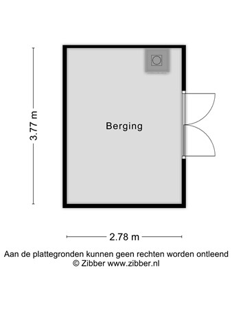 Floorplan - Soestdijksekade 545, 2574 BE Den Haag