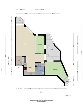 Floorplan - Lemelerberg 167, 2905 NN Capelle aan den IJssel