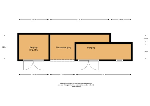 Floorplan - Burgemeester De Villeneuvesingel 41, 3055 AM Rotterdam