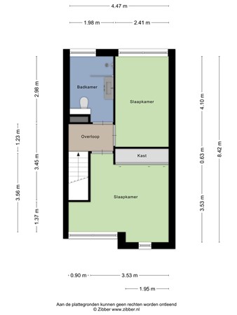 Floorplan - Laan van Avant-Garde 188, 3059 RA Rotterdam