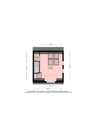 Floorplan - Cypergras 20, 2498 AA Den Haag