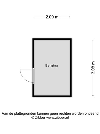 Floorplan - Zwaan 21, 2381 KT Zoeterwoude