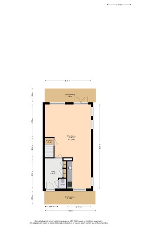 Floorplan - Cypergras 20, 2498 AA Den Haag