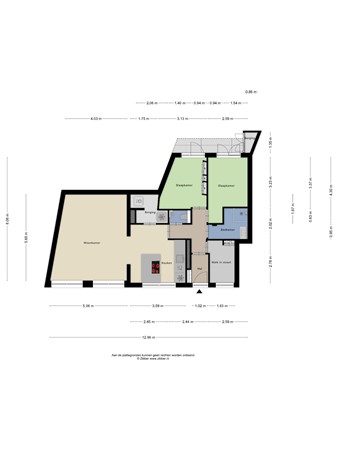 Floorplan - Van Montfoortstraat 3, 2274 SR Voorburg