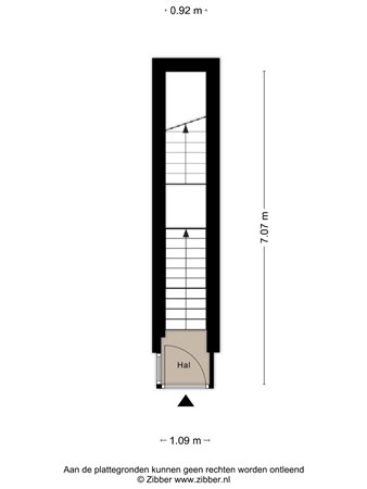 Floorplan - J.H. van den Broekstraat 15, 3071 MB Rotterdam