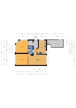 Floorplan - Elise van Calcarstraat 49, 2522 MB Den Haag