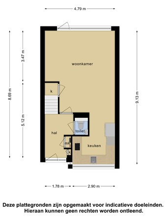 Floorplan - Bratislavahof 15, 2548 TG Den Haag