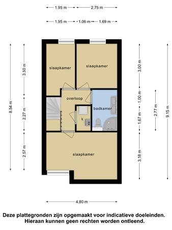 Floorplan - Bratislavahof 15, 2548 TG Den Haag