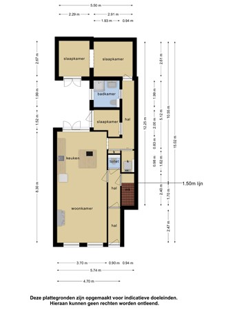 Floorplan - Van St. Aldegondeplein 5, 2581 TJ Den Haag