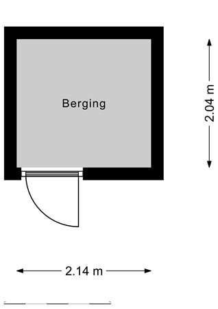 Floorplan - Korte Houtstraat 134, 2511 DB Den Haag