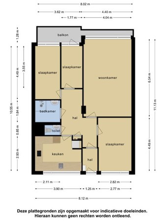 Floorplan - Edamstraat 41, 2547 VM Den Haag