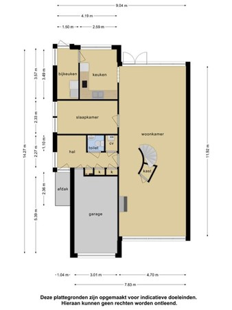 Floorplan - Kerkweide 7, 2265 DM Leidschendam