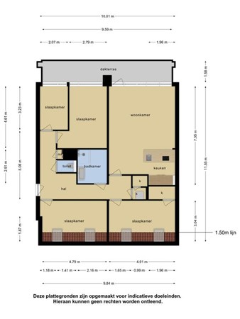 Floorplan - Sir Winston Churchillln 843a, 2286 AA Rijswijk