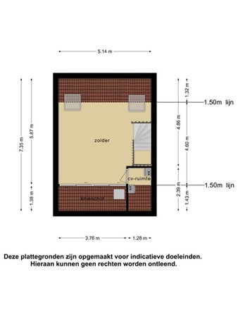 Floorplan - Van der Stoklaan 79, 2493 BZ Den Haag