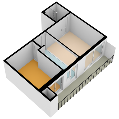 Floorplan - De Genestetlaan 195A, 2522 LH Den Haag