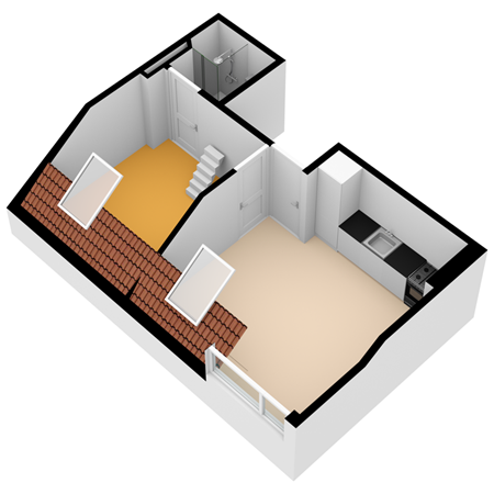 Floorplan - De Genestetlaan 195B, 2522 LH Den Haag