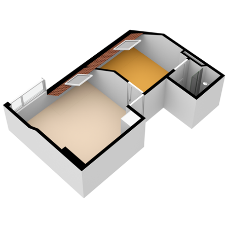 Floorplan - De Genestetlaan 195B, 2522 LH Den Haag