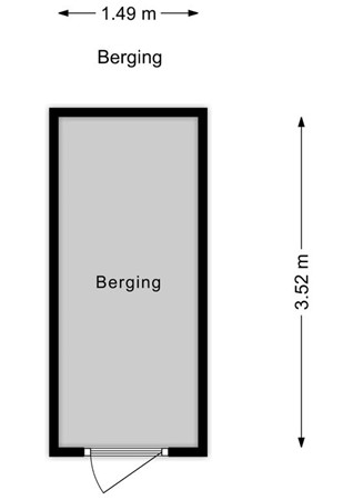 Floorplan - Stroveer 264, 3032 GA Rotterdam