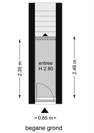 Floorplan - Malakkastraat 110, 2585 ST Den Haag