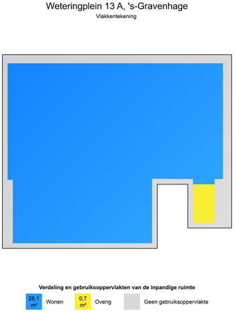 Floorplan - Weteringplein 13a, 2515 AJ Den Haag