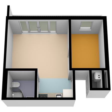 Floorplan - Weteringplein 13a, 2515 AJ Den Haag