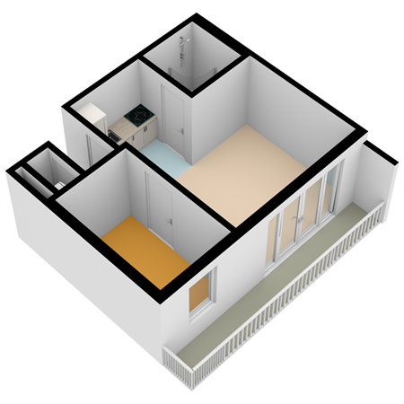 Floorplan - Weteringplein 13a, 2515 AJ Den Haag