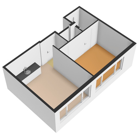 Floorplan - De Genestetlaan 194a, 2522 LT Den Haag