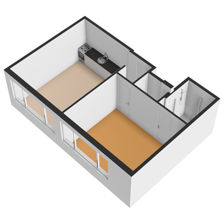 Floorplan - De Genestetlaan 194a, 2522 LT Den Haag