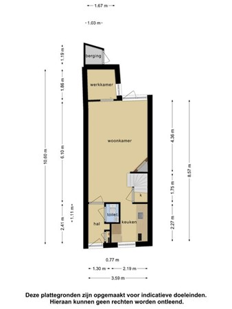 Floorplan - Anna Beijerstraat 13, 2613 DP Delft