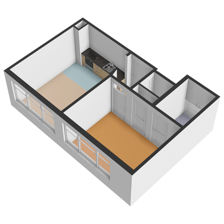 Floorplan - De Genestetlaan 195, 2522 LH Den Haag