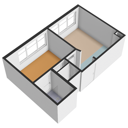 Floorplan - De Genestetlaan 195, 2522 LH Den Haag