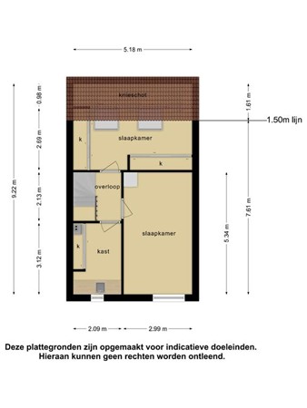 Floorplan - Van Rijswijckschans 44, 2728 HG Zoetermeer