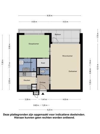 Floorplan - John F. Kennedylaan 57, 2285 AB Rijswijk