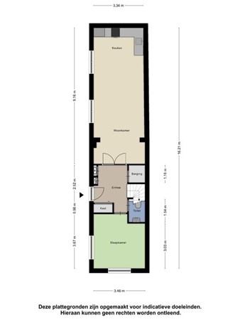 Floorplan - Max Havelaarstraat 1, 2524 PA Den Haag