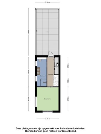 Floorplan - Max Havelaarstraat 1, 2524 PA Den Haag