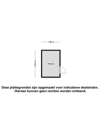 Floorplan - Rozenburgstraat 58, 2512 SV Den Haag
