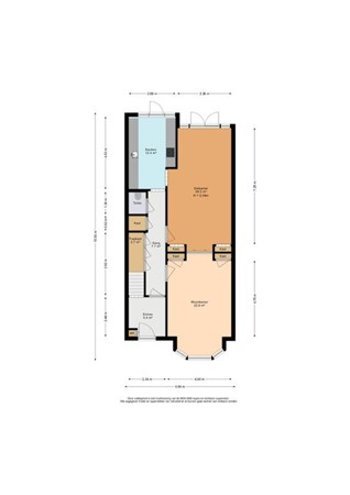 Floorplan - Leeuwendaallaan 3, 2281 GJ Rijswijk