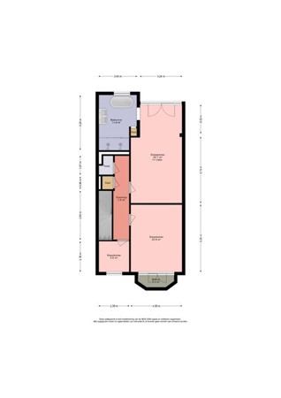 Floorplan - Leeuwendaallaan 3, 2281 GJ Rijswijk
