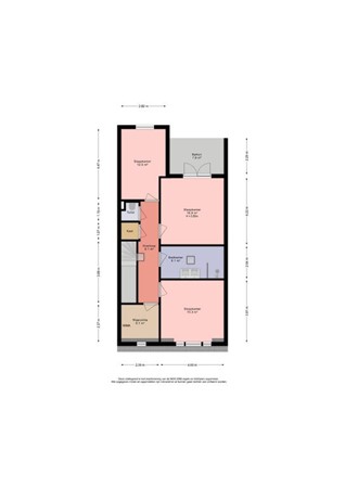 Floorplan - Leeuwendaallaan 3, 2281 GJ Rijswijk