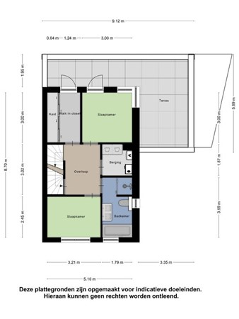 Floorplan - Dalkruidstraat 16, 3053 DE Rotterdam