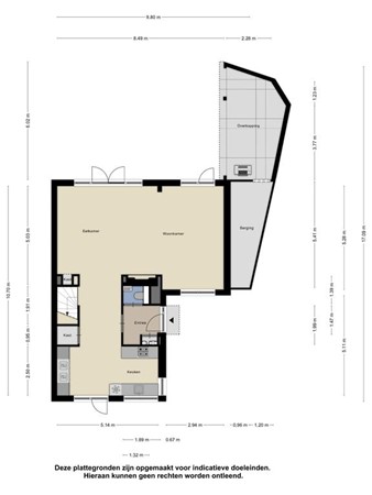 Floorplan - Dalkruidstraat 16, 3053 DE Rotterdam