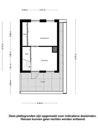 Floorplan - Dalkruidstraat 16, 3053 DE Rotterdam