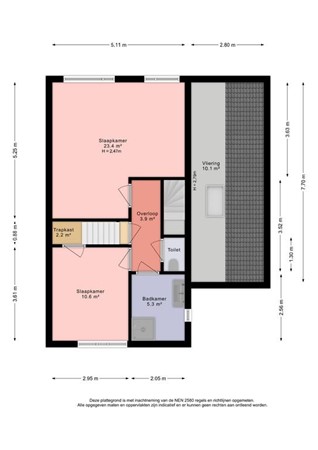 Floorplan - Oudedijkse Schiekade 122, 3043 LC Rotterdam