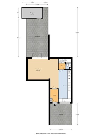Floorplan - Bourgondischelaan 5, 2411 KJ Bodegraven